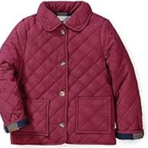 HOPE & HENRY GIRL Quilted Barn Jacket SZ XXS (2-3)